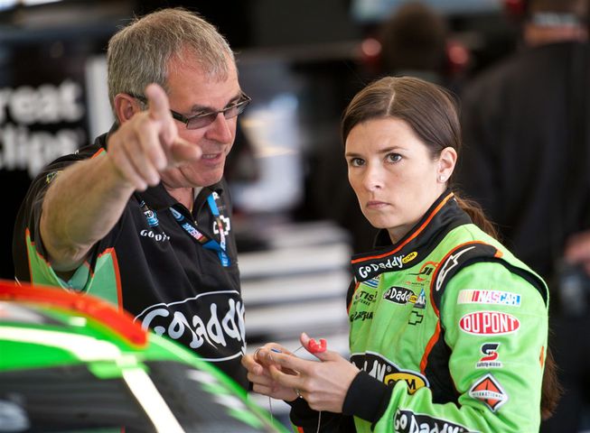 Danica Patrick at LVMS on 3/9/12